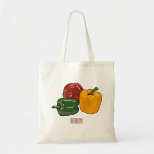 Tote Bag Illustration de dessin de Capsicum