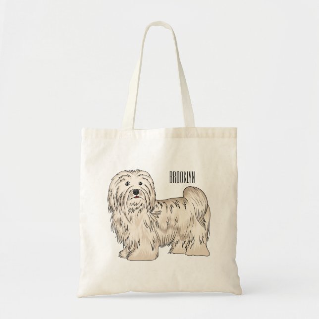 Tote Bag Illustration de dessin de chien de Havan (Devant)