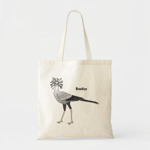 Tote Bag Illustration de dessin du secrétaire pour oiseaux