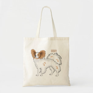 Tote Bag Illustration de dessin pour chien de Papillon
