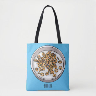 Tote Bag Illustration de dessin sur les céréales