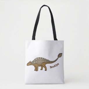 Tote Bag Illustration de dinosaure blindé Ankylosaurus