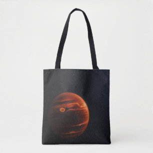 Tote Bag Illustration De Exoplanet Vhs 1256 B Et Ses Étoile