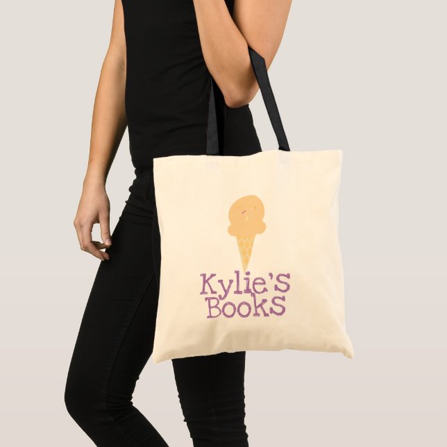 Tote Bag Illustration de glace estivale sucrée (Devant (produit))