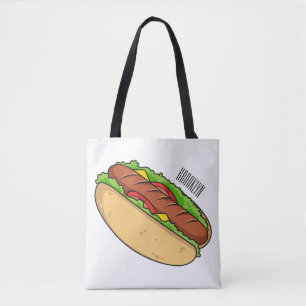 Tote Bag Illustration de Hot dog