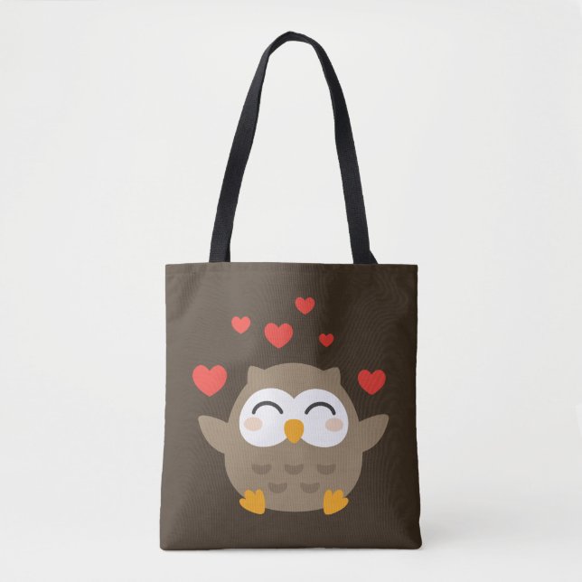 Tote Bag Illustration de I Owl You (Devant)
