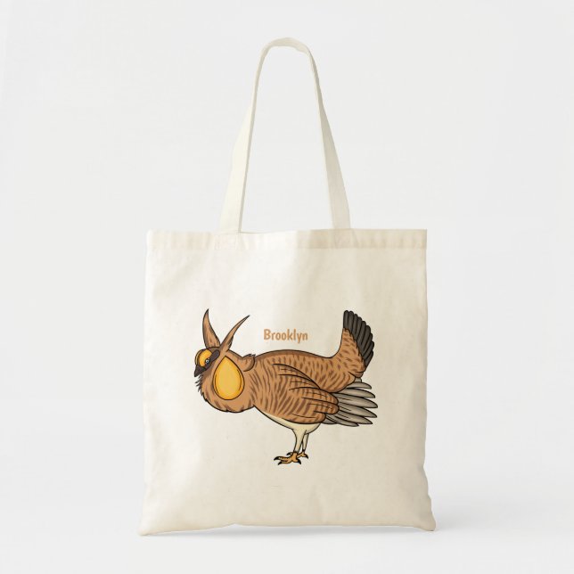 Tote Bag Illustration de la bande dessinée de poulet de pra (Devant)