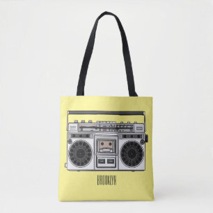 Tote Bag Illustration de la bande dessinée radio