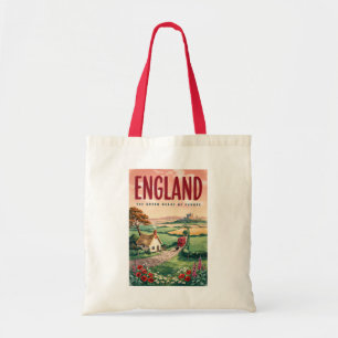 Tote Bag Illustration de la campagne anglaise Art de voyage