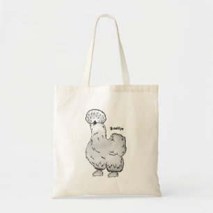 Tote Bag Illustration de la caricature du poulet Silkie
