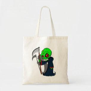 Tote Bag Illustration de la faucheuse souriante Déplaisant