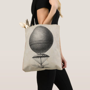 Tote Bag Illustration de la machine volante antique