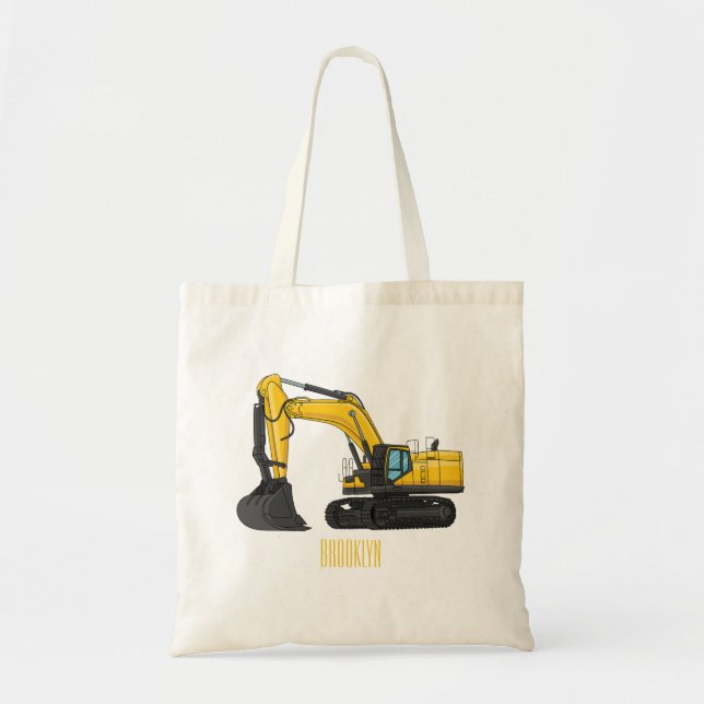 Tote Bag Illustration de la pelle Crawler (Devant)