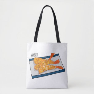 Tote Bag Illustration de la tempura crevette