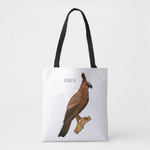 Tote Bag Illustration de l'aigle à faucon de Javan