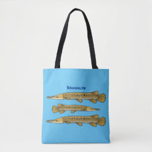 Tote Bag Illustration de l'alligator garfish
