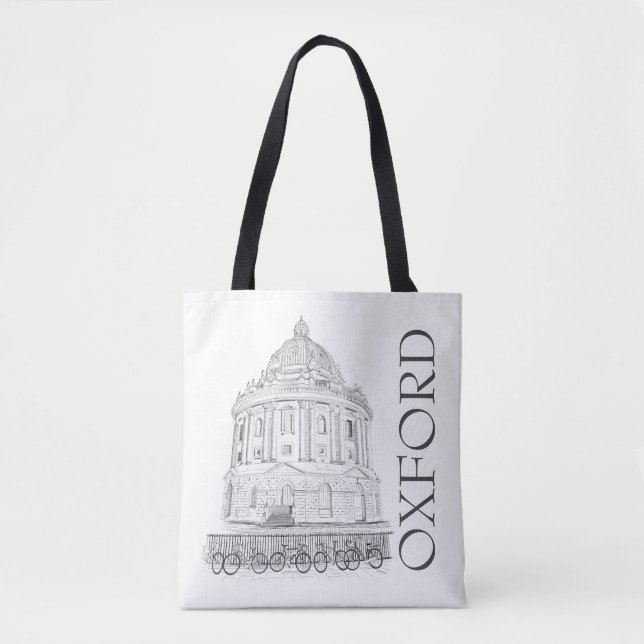 Tote Bag Illustration de l'appareil photo Oxford England Ra (Devant)