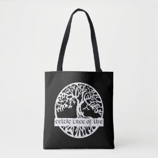 Tote Bag Illustration de l'arbre de vie celtique Yggdrasil 