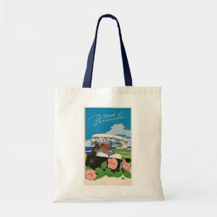 Tote Bag Illustration de l'art de voyage des Bermudes vinta