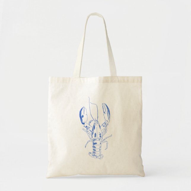 Tote Bag Illustration de l'écrevisse du homard Art des frui (Devant)