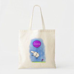 Tote Bag Illustration de l'humour en ballons de mouton mign