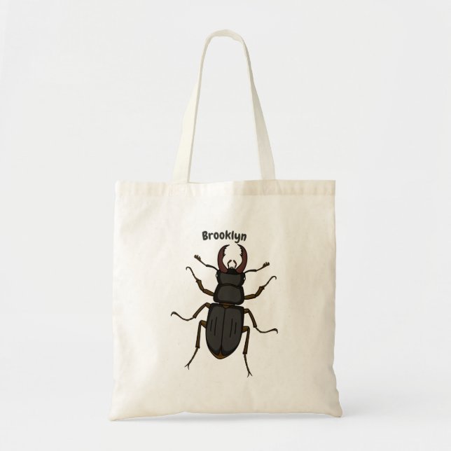 Tote Bag Illustration de l'insecte du dendroctone du pin (Devant)