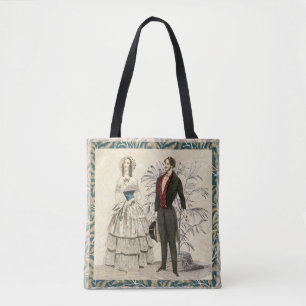 Tote Bag Illustration de mariage victorien vintage 1844