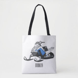 Tote Bag Illustration de motoneige