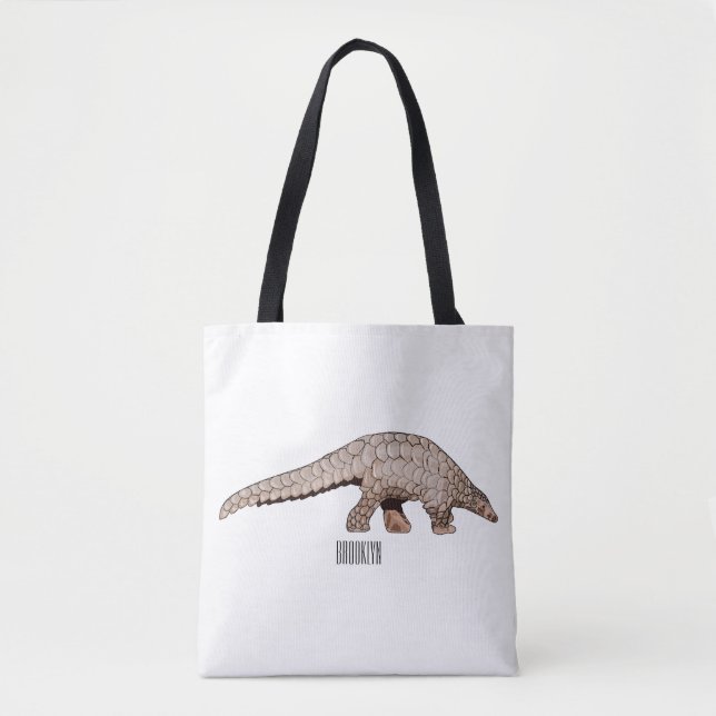 Tote Bag Illustration de Pangolin (Devant)