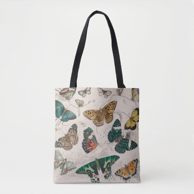 Tote Bag Illustration de papillon antique : Orfèvre 1820 (Devant)
