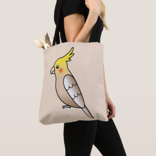 Tote Bag Illustration de perroquet cartoon cannelle mignon