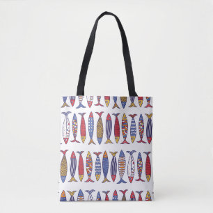 Tote Bag Illustration de poisson mignon : Enfants Arrière -