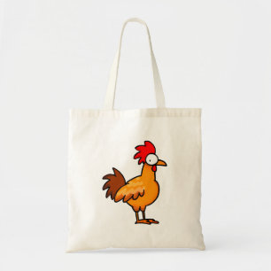 Tote Bag Illustration de poulet de dessin animé drôle