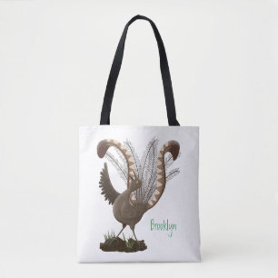 Tote Bag Illustration de superbe et superbe lyrebird