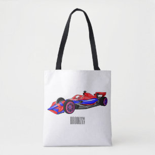 Tote Bag Illustration de voiture de course professionnelle