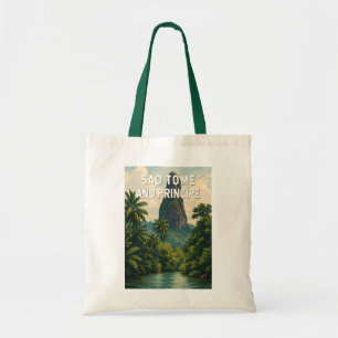 Tote Bag Illustration de voyage à Sao Tome et Principe Art