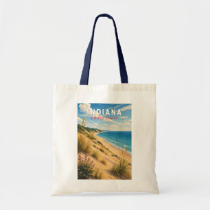 Tote Bag Illustration de voyage artistique vintage de l'Ind