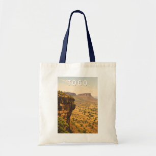 Tote Bag Illustration de voyage artistique vintage du Togo