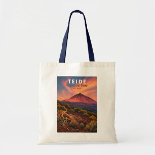 Tote Bag Illustration de voyage du parc national de Teide e