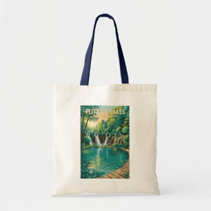Tote Bag Illustration de voyage du parc national des lacs d