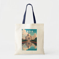 Illustration de voyage vintage de l'Inde