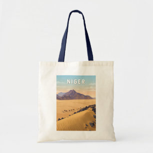 Tote Bag Illustration de voyage vintage du Niger