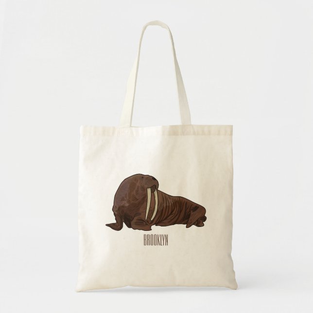 Tote Bag Illustration de Walrus (Devant)