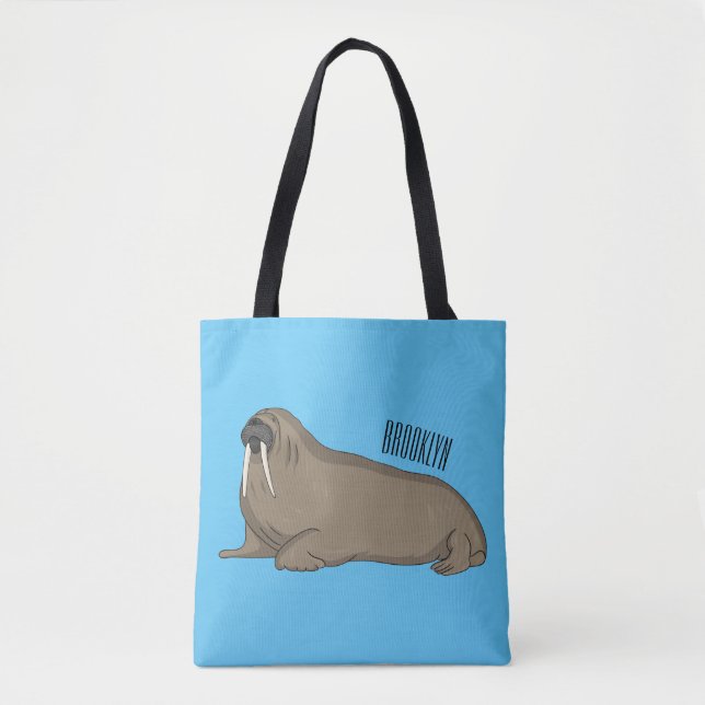 Tote Bag Illustration de Walrus (Devant)