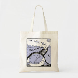 Tote Bag Illustration des rêves de Whippet