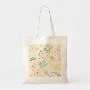 Tote Bag Illustration Dessinée À La Main De La Journée Cinc