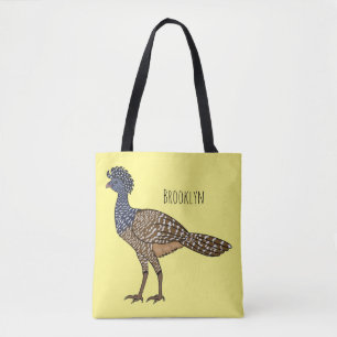 Tote Bag Illustration d'oiseau de curassow
