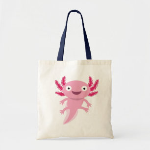 Tote Bag Illustration drôle Axolotl