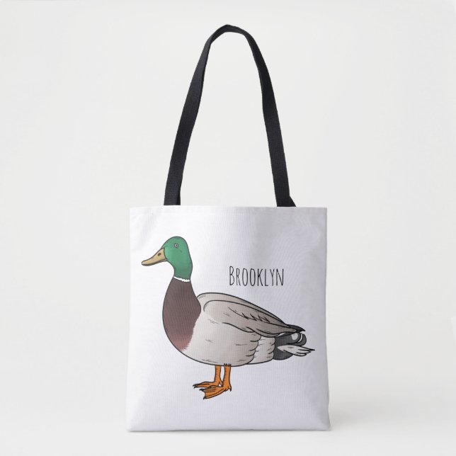 Tote Bag Illustration du canard de Majard (Devant)