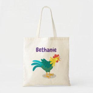 Tote Bag Illustration du coq à ailettes